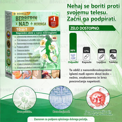 🔥BSWELL® Nano mikroneedling shujševalni obliž (Samo enkrat na dan, vidne spremembe v 28 dneh)  ✅ Za debelost, zdravje srca in ožilja, sladkorno bolezen, spalno apnejo, zdravje črevesja, težave s sklepi in še več.